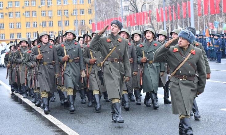 Парад Памяти, посвященный 78-ой годовщине Военного парада 7 ноября 1941 год. г.Самара. 2019.