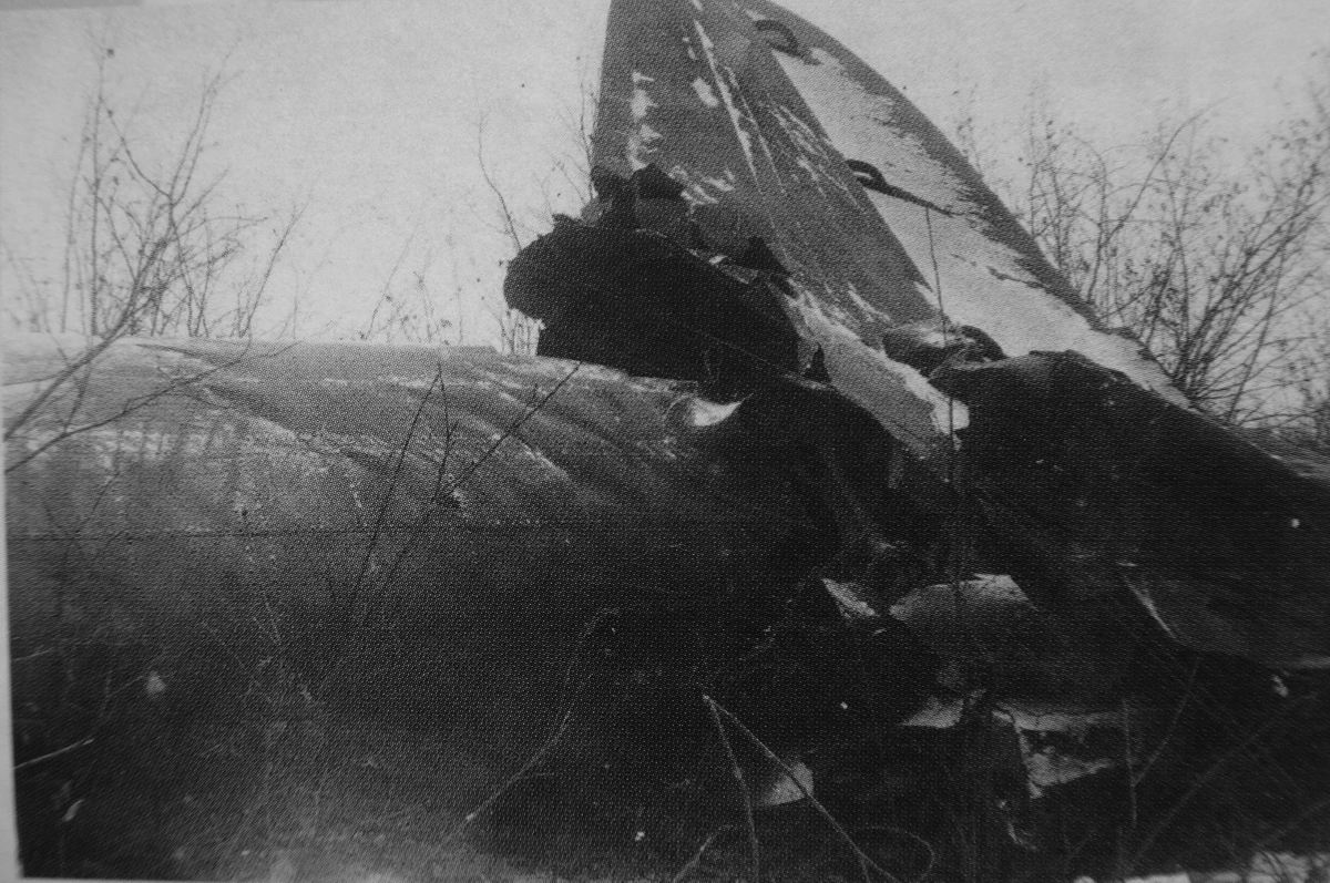 Катастрофа самолета Пе-8 (заводской номер 42056) 13 ноября 1941 года.