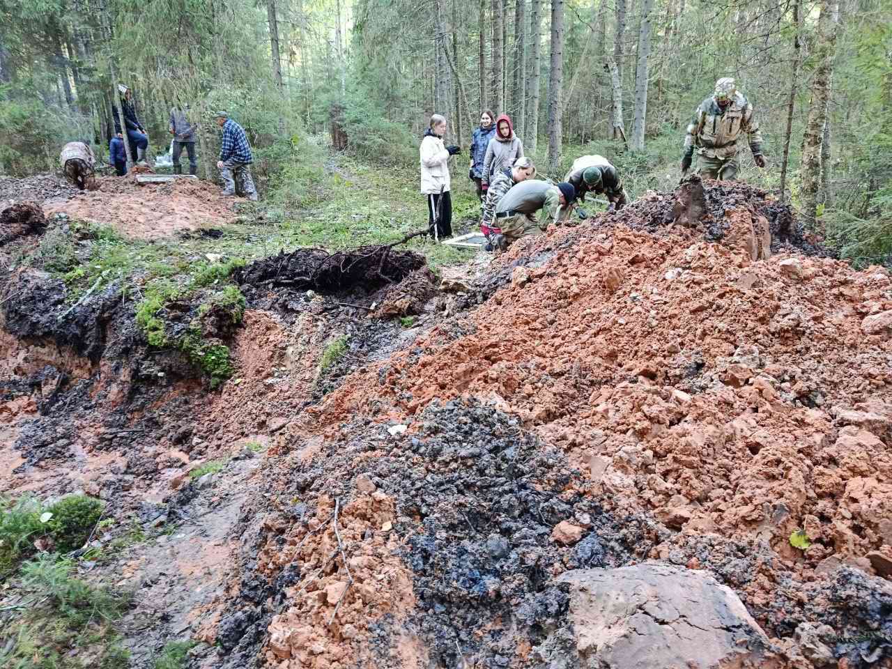 Поисковики установили экипаж Героя Советского Союза Гречишникова.
Киришский район Ленинградской области - Республика Татарстан. 2025 г. Поисковики установили экипаж Героя Советского Союза Гречишникова.
Киришский район Ленинградской области - Республика Татарстан. 2025 г.
